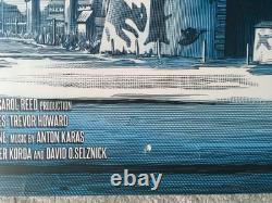 The Third Man 75th Anniversary rerelease Original Cinema UK Quad Poster movie