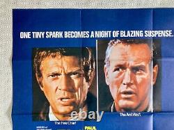 The Towering Inferno Original 1974 Quad Poster Steve McQueen Paul Newman Berkey