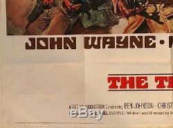 The Train Robbers Original Movie Quad Poster 1973 John Wayne Renato Casaro Art