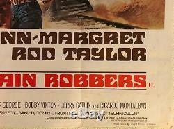 The Train Robbers Original Movie Quad Poster 1973 John Wayne Renato Casaro Art