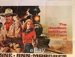 The Train Robbers Original Movie Quad Poster 1973 John Wayne Renato Casaro Art