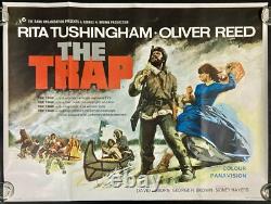 The Trap Original Quad Movie Cinema Poster Oliver Reed Rita Tushingham 1966
