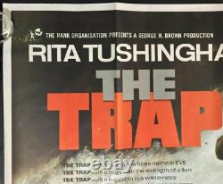 The Trap Original Quad Movie Cinema Poster Oliver Reed Rita Tushingham 1966