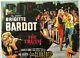 The Truth (la Verite) Brigitte Bardot Original Uk Quad Film Poster
