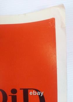 The Visit Original Uk Quad Movie Poster 1964 Ingrid Bergman