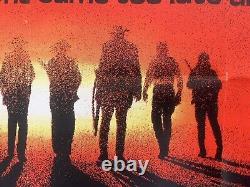 The Wild Bunch Original Vintage Movie Film Poster 1973 UK Quad 30 x 40 Inches