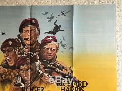 The Wild Geese Original Movie Quad Poster 1978 Burton Moore Harris Kruger Putzu