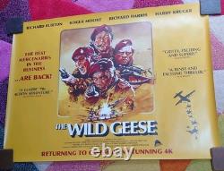 The Wild Geese U. K Quad Cinema Poster Excellent Condition Reissue 2025 Rolled