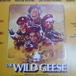 The Wild Geese U. K Quad Cinema Poster Excellent Condition Reissue 2025 Rolled