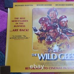 The Wild Geese U. K Quad Cinema Poster Excellent Condition Reissue 2025 Rolled