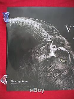 The Witch 2016 Original British Quad Movie Poster D/s Black Phillip The Vvitch