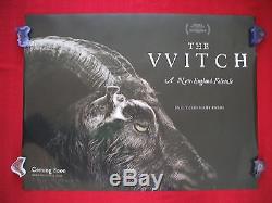 The Witch 2016 Original British Quad Movie Poster D/s Black Phillip The Vvitch