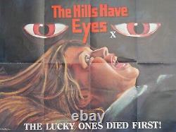 The hills have eyes uk quad cinema film poster