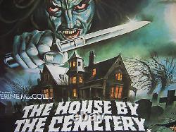 The house by the cemetery quad cinema film poster Lucio Fulci