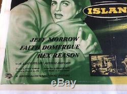 This Island Earth linen backed UK Quad original film poster. Extremely rare