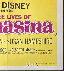 Three Lives of Thomasina Original Quad Movie Cinema Poster Patrick McGoohan 1963