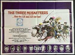 Three Musketeers ORIGINAL Quad Movie Film Cinema Poster Raquel Welch 1973