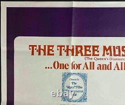Three Musketeers ORIGINAL Quad Movie Film Cinema Poster Raquel Welch 1973