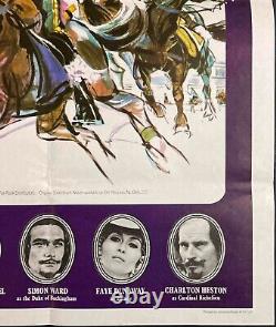 Three Musketeers ORIGINAL Quad Movie Film Cinema Poster Raquel Welch 1973