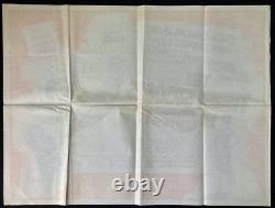 Three Stooges in Orbit ORIGINAL Quad Movie Film Cinema Poster Moe Howard 1962