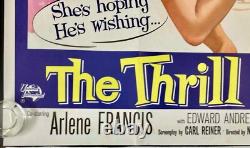 Thrill of It All Original Quad Movie Cinema Poster Doris Day James Garner 1963