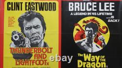 Thunderbolt & Lightfoot/Way of the Dragon Double Bill Original UK Quad Poster