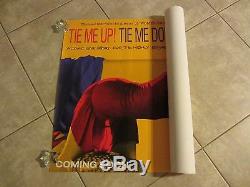 Tie Me Up Tie Me Down movie poster Almodovar, Victoria Abril original uk quad