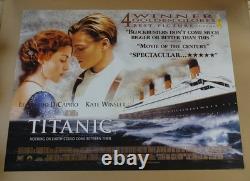 Titanic Original 1997 Double Side Quad Movie Poster 40 x 30 Leonardo DiCaprio