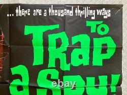 To Trap A Spy Original 1964 Quad Poster Robert Vaughn David McCallum UNCLE