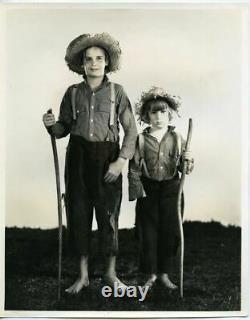 Tom Sawyer Jackie Coogan Rare Vintage original 1930 Publicity Photo with snipe
