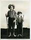 Tom Sawyer Jackie Coogan Rare Vintage Original 1930 Publicity Photo With Snipe