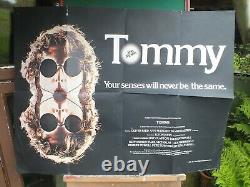 Tommy (The Who) 1975 ORIGINAL RARE MOVIE FILM POSTER UK QUAD