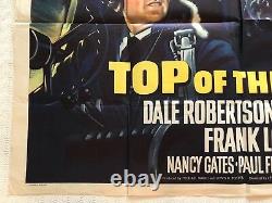 Top Of The World Original British Movie Quad Poster 1955 Dale Robertson, Rare