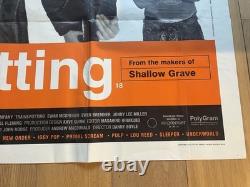 Trainspotting Huge Original 1996 UK Quad Promo Poster Danny Boyle Ewan McGregor