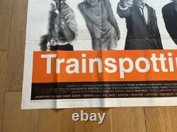 Trainspotting Huge Original 1996 UK Quad Promo Poster Danny Boyle Ewan McGregor