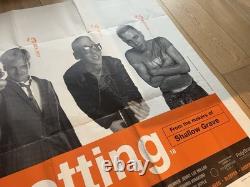 Trainspotting Huge Original 1996 UK Quad Promo Poster Danny Boyle Ewan McGregor