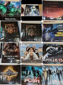 Transformers, Troll Hunter etc. Job lot Original UK Quad Sheet Movie Posters