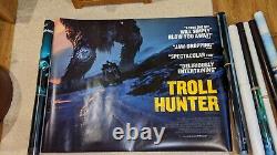 Transformers, Troll Hunter etc. Job lot Original UK Quad Sheet Movie Posters