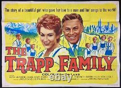 Trapp Family Original Quad Movie Poster Sound of Music Tom Chantrell
