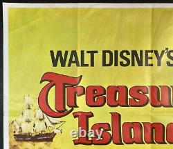 Treasure Island Original Quad Movie Cinema Poster Disney Robert Newton Early RR