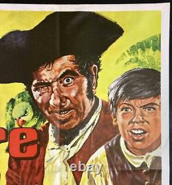 Treasure Island Original Quad Movie Cinema Poster Disney Robert Newton Early RR