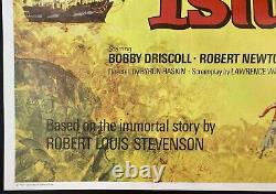 Treasure Island Original Quad Movie Cinema Poster Disney Robert Newton Early RR