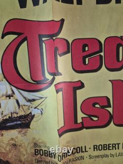 Treasure Island Original Vintage Quad Movie Cinema Poster Disney Robert Newton