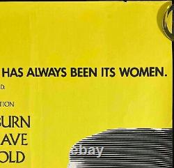 Trojan Women ORIGINAL Quad Movie Poster Katharine Hepburn Vanessa Redgrave 1971