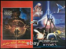 Tron / Something Wicked This Way Comes ORIGINAL Quad Movie Film Poster Disney