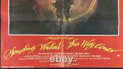 Tron / Something Wicked This Way Comes ORIGINAL Quad Movie Film Poster Disney