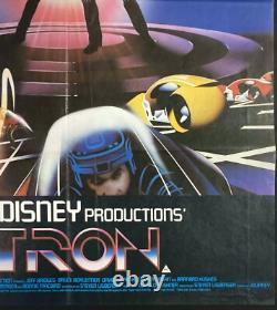 Tron / Something Wicked This Way Comes ORIGINAL Quad Movie Film Poster Disney