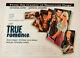 True Romance Original 1993 Uk Quad Film Poster Cinema Folded Slater Arquette