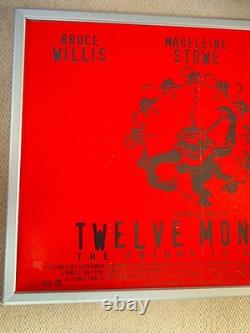 Twelve Monkeys Uk Quad Movie Film Poster95 Brucewillis Original Rare Cult Poster Twelve Monkeys Uk Quad Movie Film Poster95 Brucewillis Original Rare Cult Poster