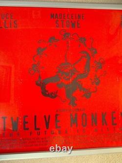 Twelve Monkeys Uk Quad Movie Film Poster95 Brucewillis Original Rare Cult Poster